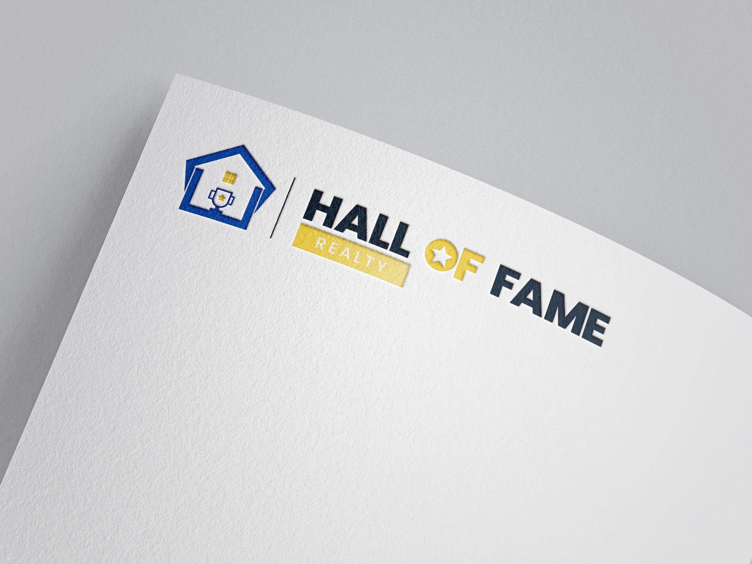 Diseño de Logo por Lucian Creative para Hall of Fame Real Estate | Diseño #32032283