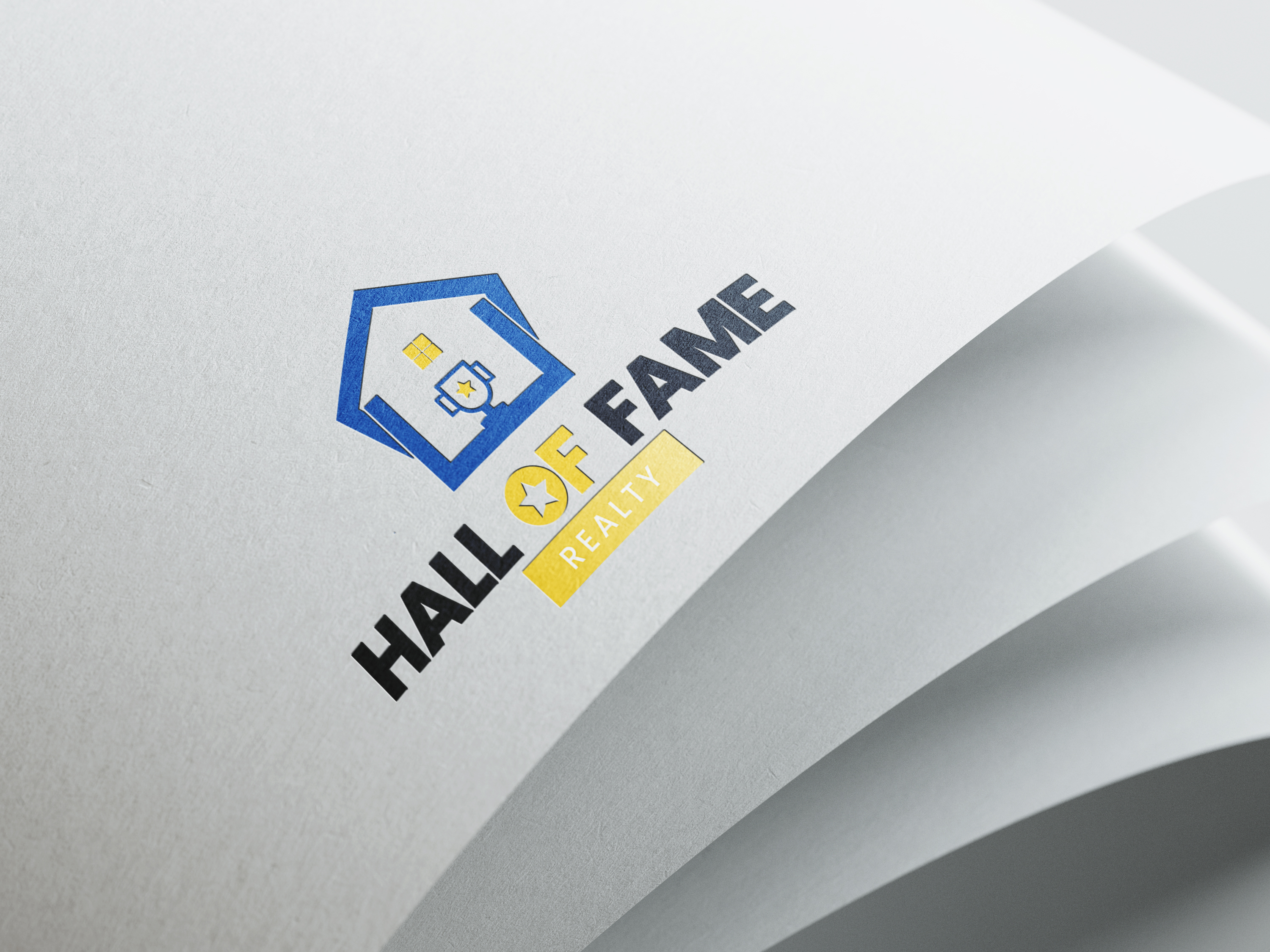 Logo Design by Lucian Creative for Hall of Fame Real Estate | Design #32032313