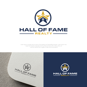 Logo Design by webeezine for Hall of Fame Real Estate | Design: #32030937