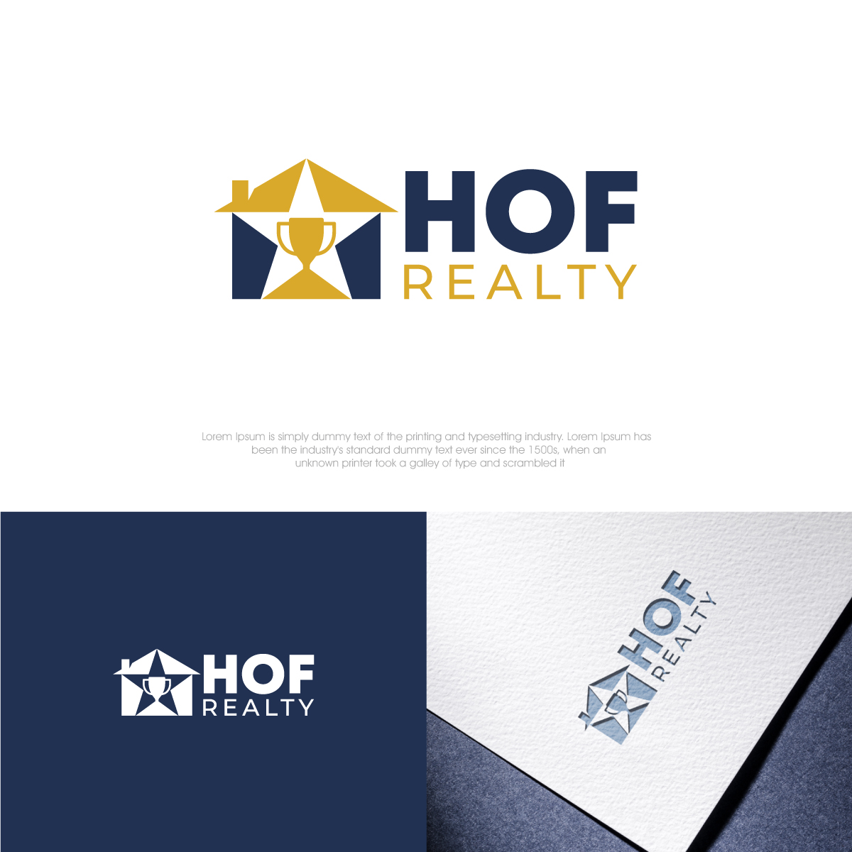 Logo Design by webeezine for Hall of Fame Real Estate | Design #32030938