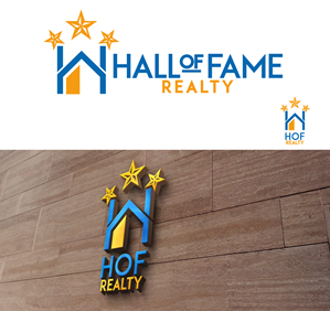 Logo Design by patriciaparadesign for Hall of Fame Real Estate | Design: #32034986