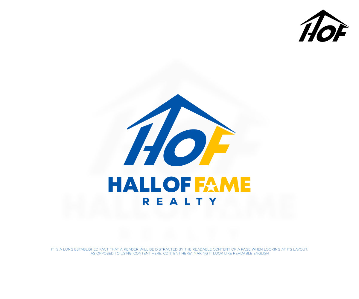 Logo Design by Ansh Design for Hall of Fame Real Estate | Design #32024037