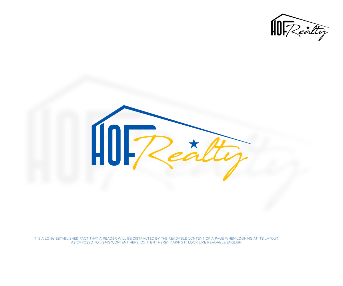 Logo Design by Ansh Design for Hall of Fame Real Estate | Design #32024038