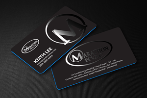 Visitenkarten-Design von Sun Moon Graphic Designer für Marathon HVAC | Design: #32027003