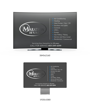 Visitenkarten-Design von Sun Moon Graphic Designer für Marathon HVAC | Design: #32096878