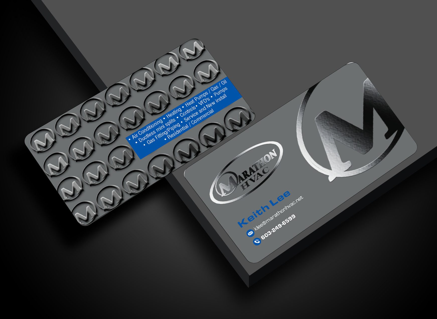 Design de Carte de Visite par spks pour Marathon HVAC | Design #32021245