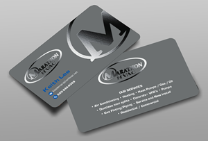 Business Card Design by spks for Marathon HVAC | Design: #32027071