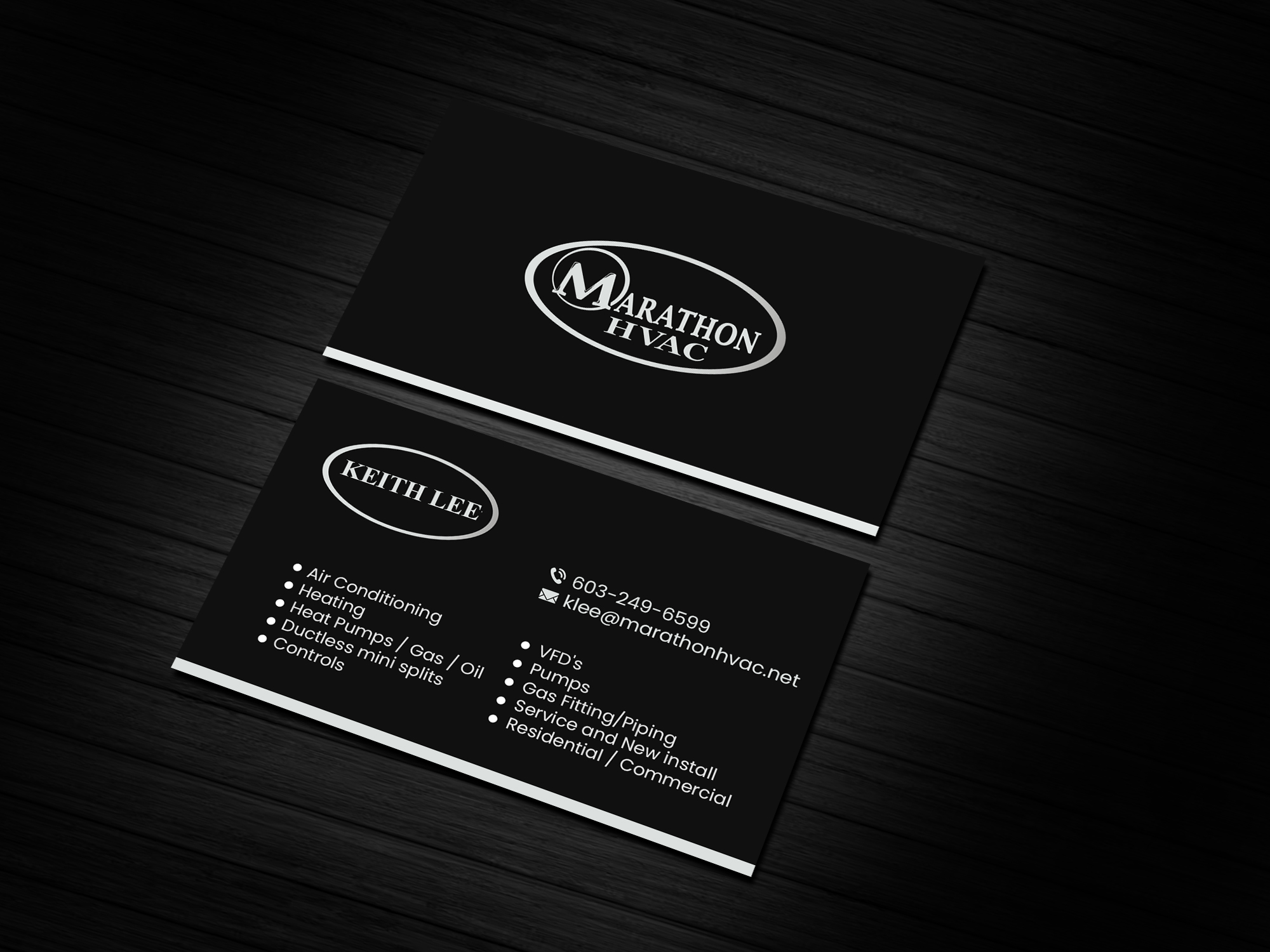 Business Card Design by Creations Box 2015 for Marathon HVAC | Design #32028441