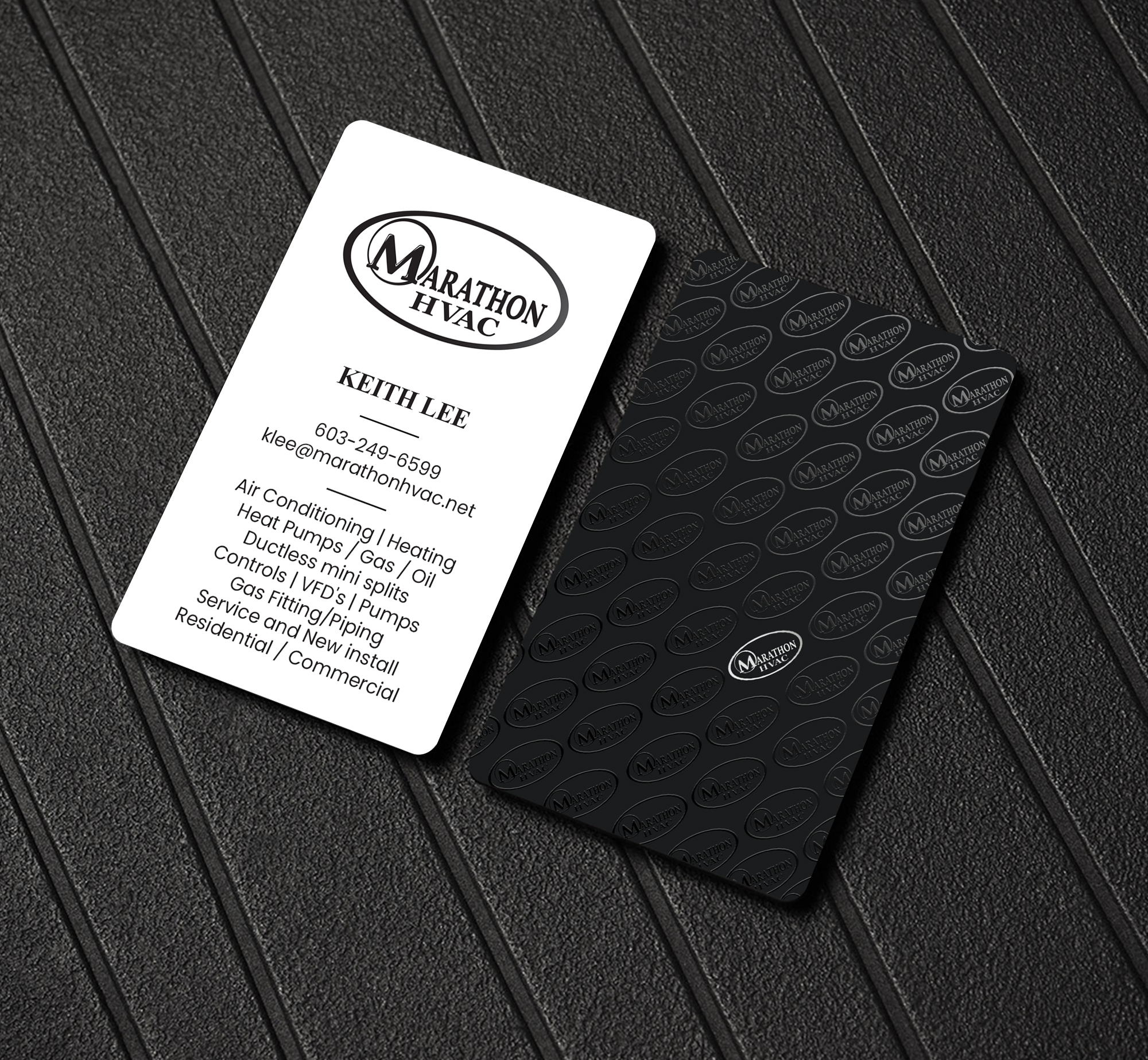 Business Card Design by Creations Box 2015 for Marathon HVAC | Design #32028464