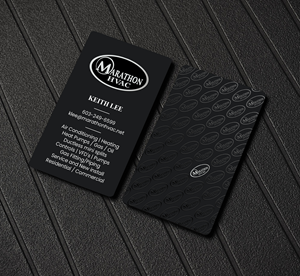 Visitenkarten-Design von Creations Box 2015 für Marathon HVAC | Design: #32028467