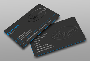 Business Card Design by Ekramul Hossen 2 for Marathon HVAC | Design: #32021908