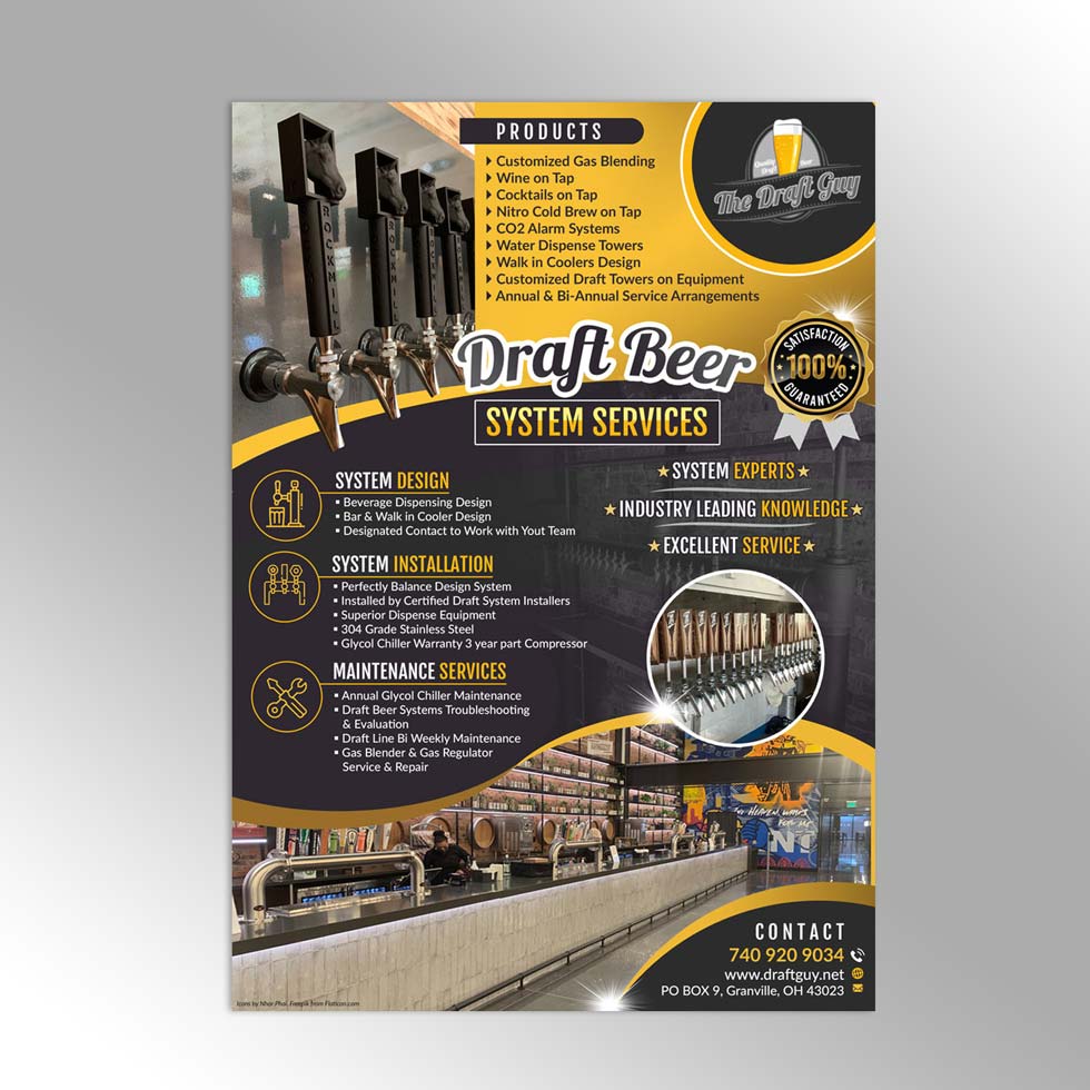 Flyer Design by DA. for The Draft Guy | Design #32020637