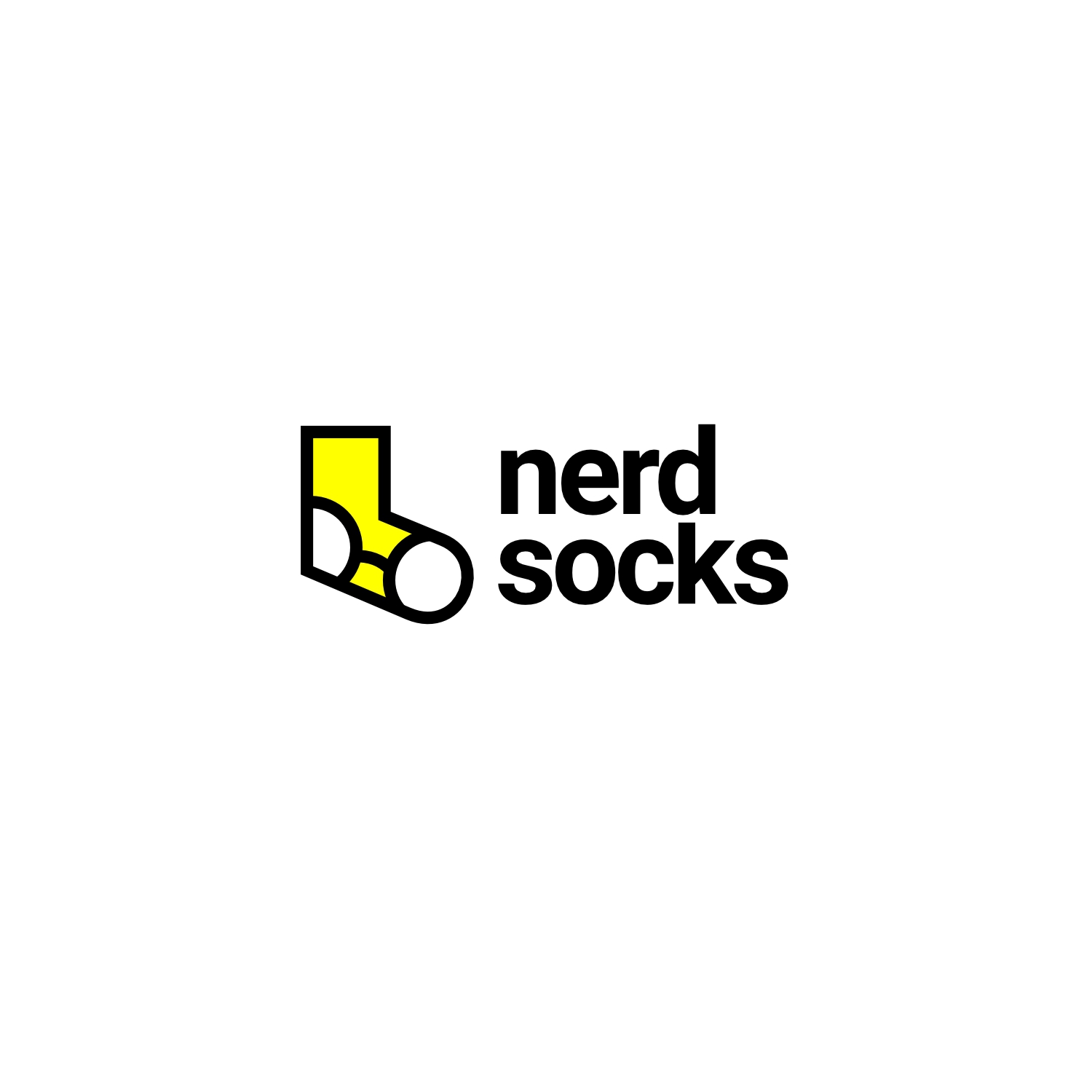 Playful, Bold, Apparel Logo Design for NERD SOCKS by Marcos! Design