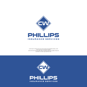 Logo Design by Buntu Pol for CW Phillips Insurance Services | Design: #32042934