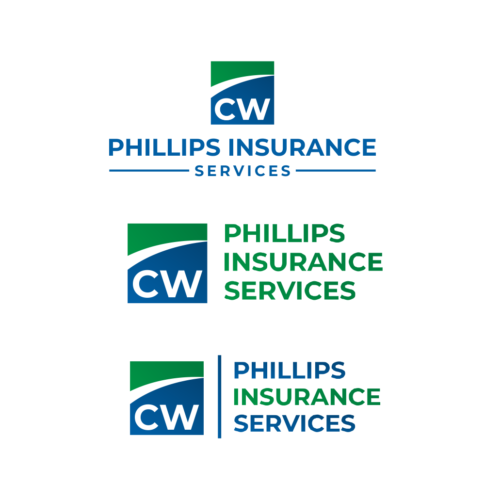 Logo Design by Buntu Pol for CW Phillips Insurance Services | Design #32070896