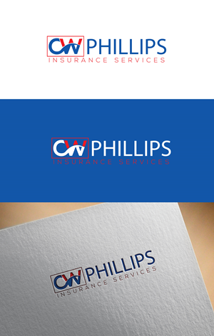 Logo Design by (Vision) for CW Phillips Insurance Services | Design: #32040267