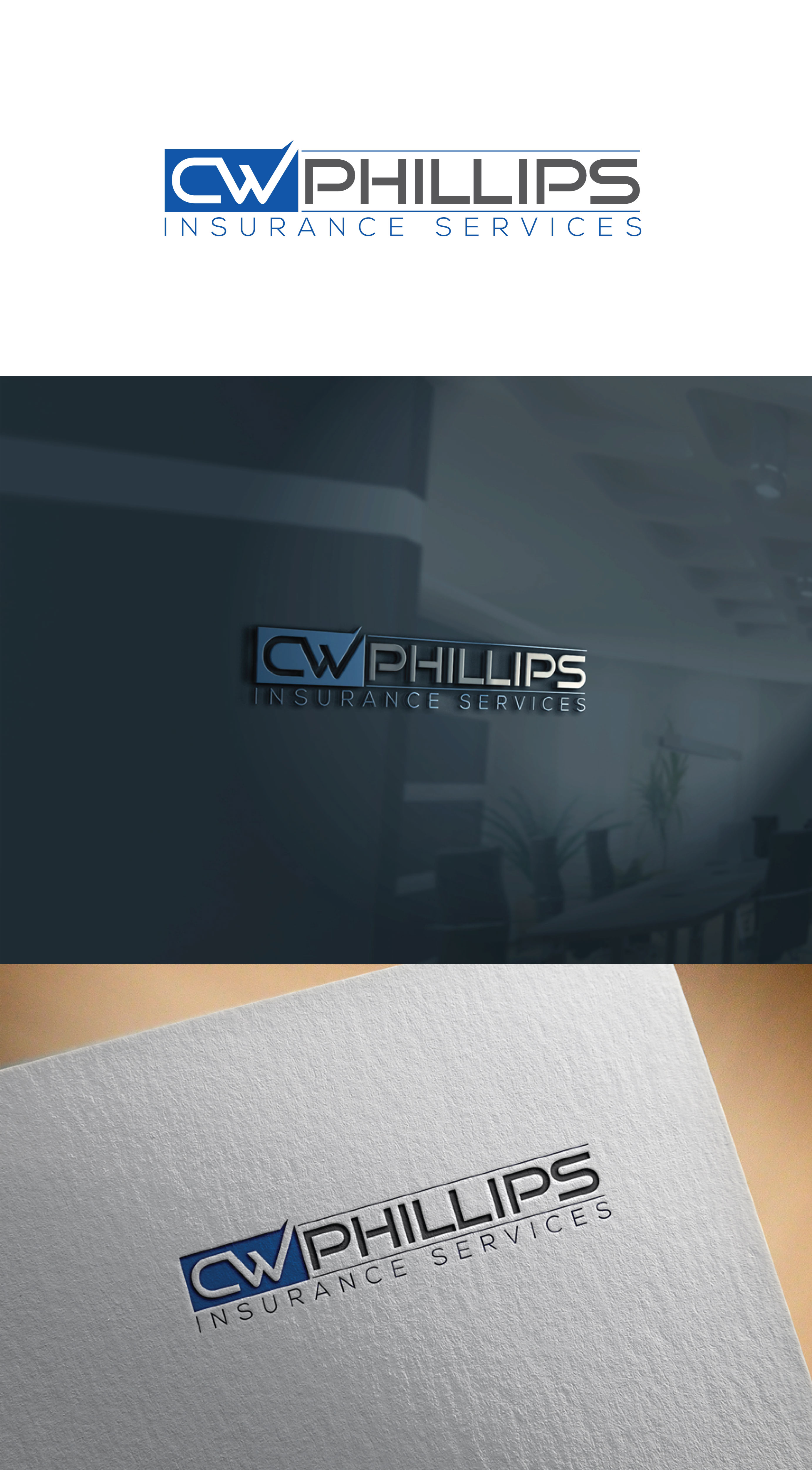 Design de Logo par (Vision) pour CW Phillips Insurance Services | Design #32040360