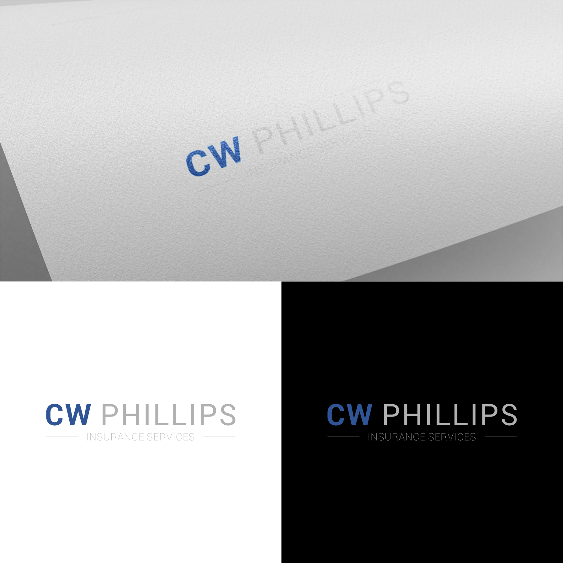 Logo Design by dodobakauu for CW Phillips Insurance Services | Design #32042359