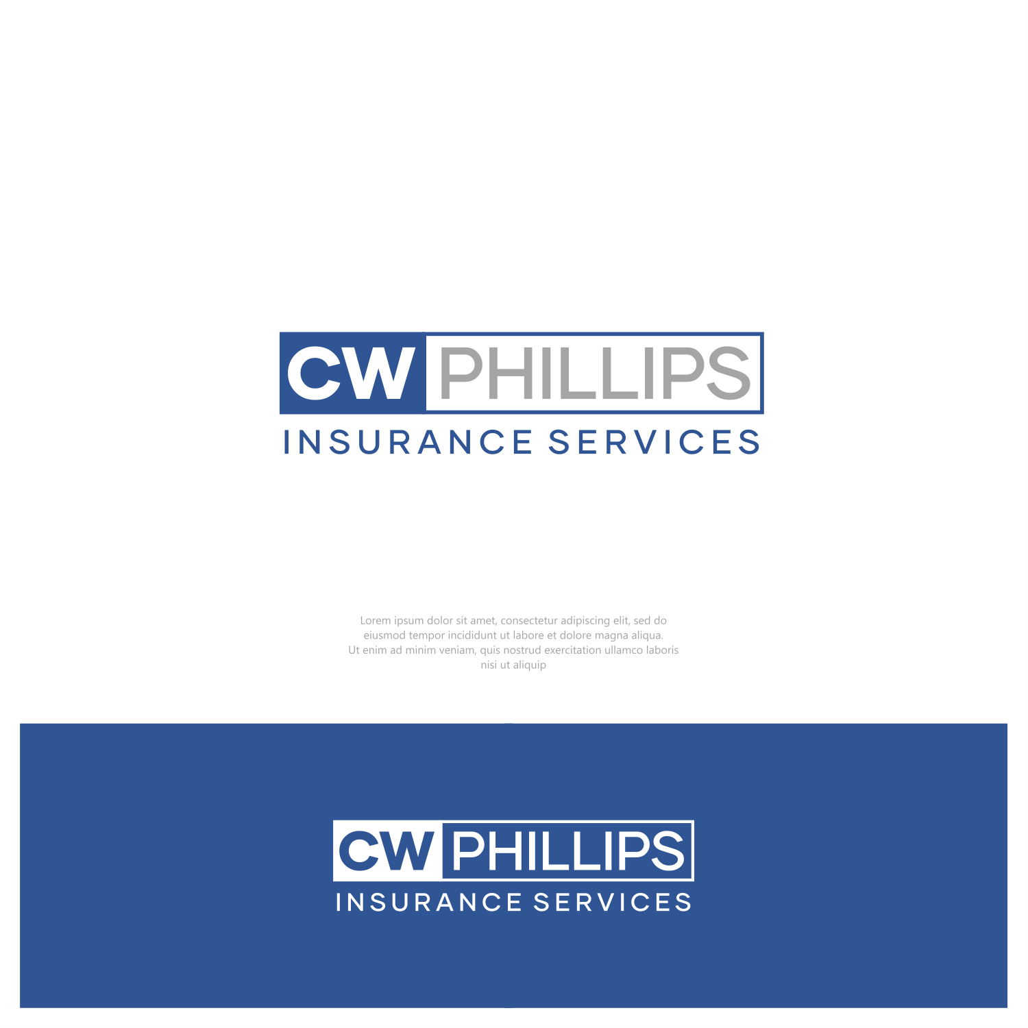 Design de Logo par ThiagoB pour CW Phillips Insurance Services | Design #32034346