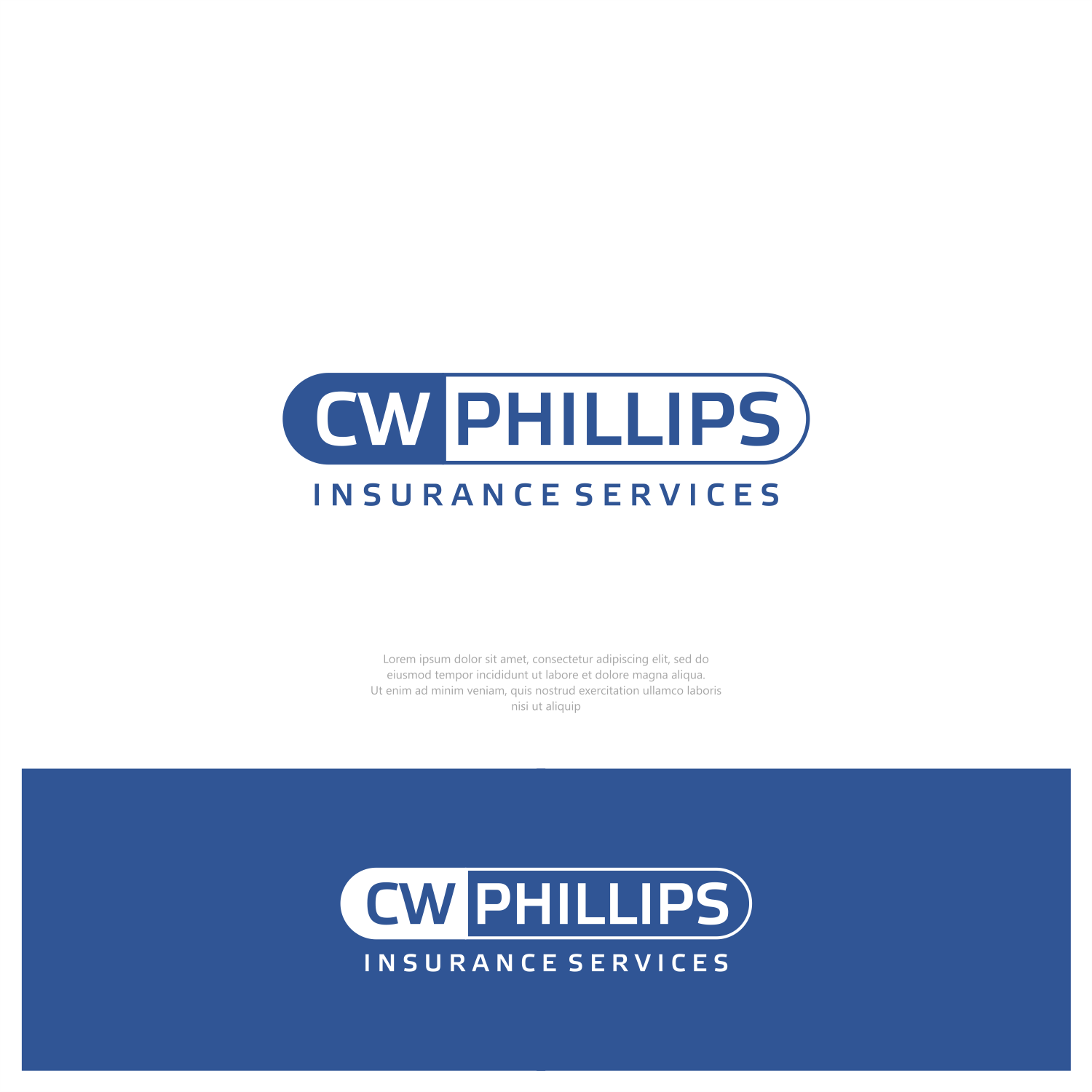 Design de Logo par ThiagoB pour CW Phillips Insurance Services | Design #32034348
