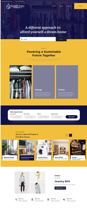 Landing Page Design by Jeni2023 for this project | Design #32040466