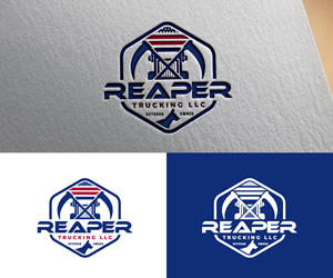 Logo Design by jonkonrad for Reaper Trucking LLC | Design: #32039645