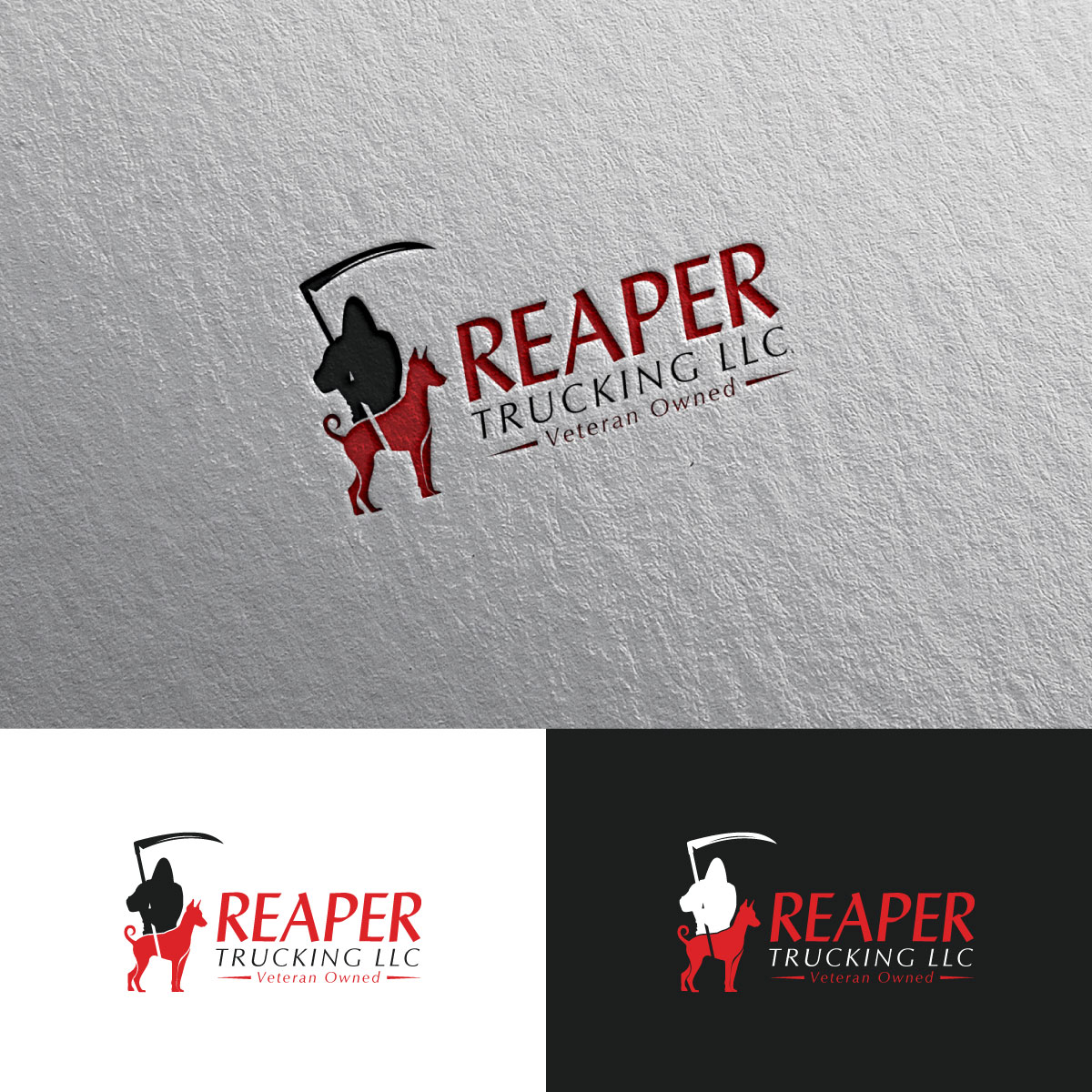 Logo Design by chris Ray for Reaper Trucking LLC | Design #32043125