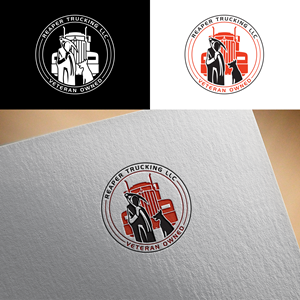 Logo Design by RA-bica for Reaper Trucking LLC | Design: #32040011