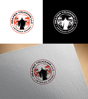 Logo Design by RA-bica for Reaper Trucking LLC | Design: #32040012