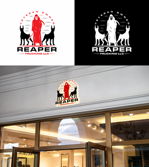 Logo Design by RA-bica for Reaper Trucking LLC | Design: #32040015