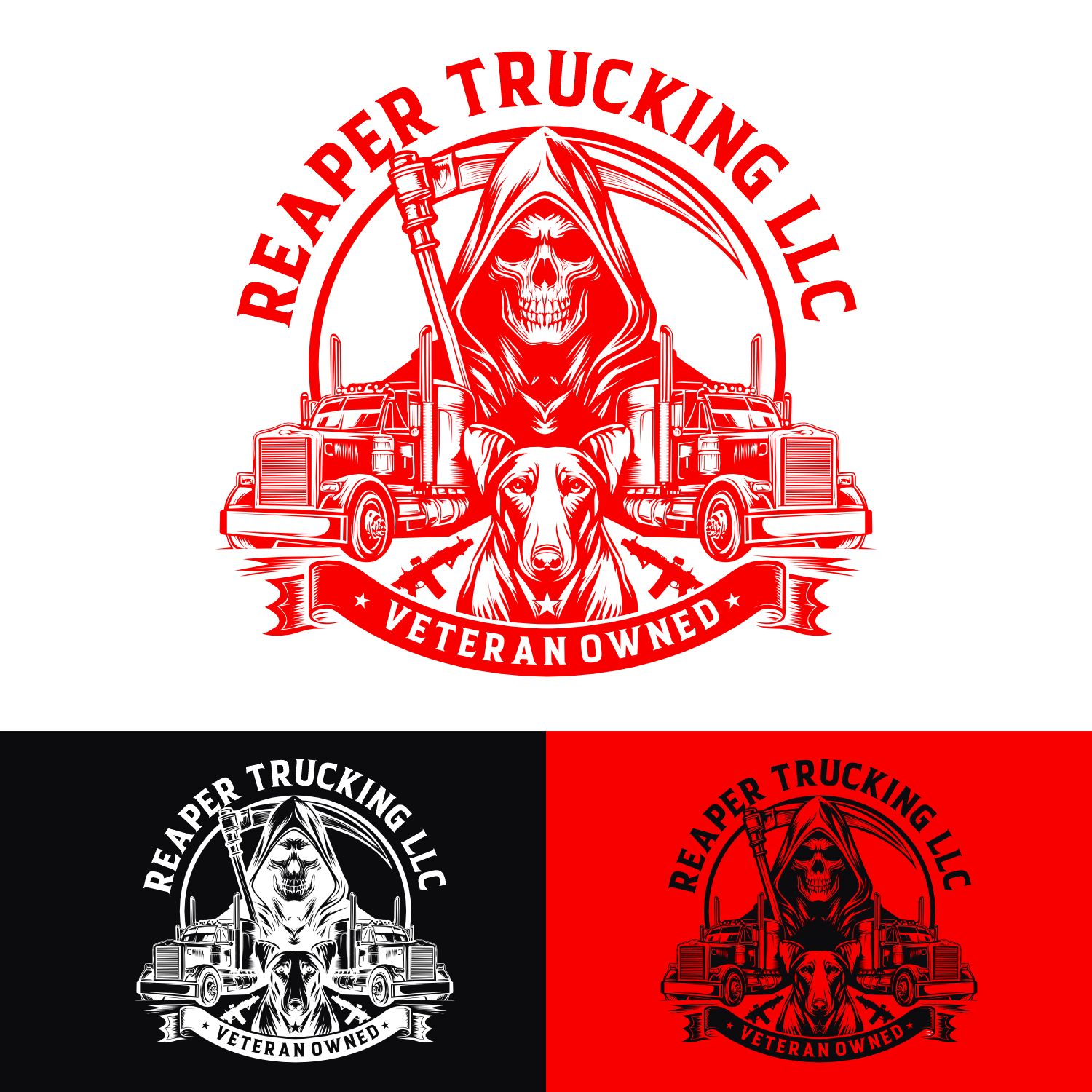 Design de Logo par Dalang Design pour Reaper Trucking LLC | Design #32040421