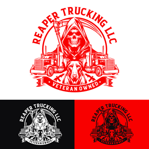 Logo Design by Dalang Design for Reaper Trucking LLC | Design: #32040421