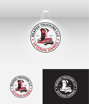 Logo Design by M Art & Design for Reaper Trucking LLC | Design: #32034591