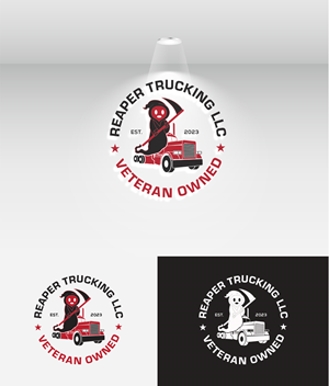Logo Design by M Art & Design for Reaper Trucking LLC | Design: #32034635