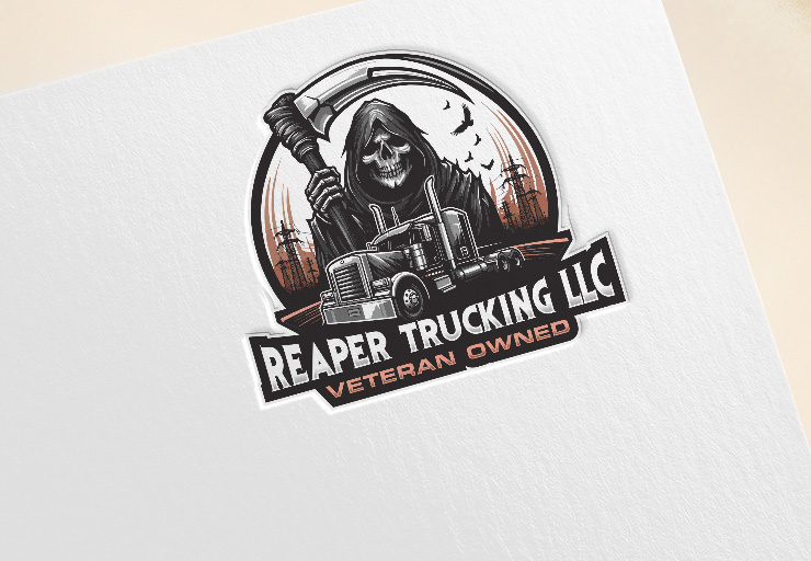 Logo Design by Pilot_DesignR™ for Reaper Trucking LLC | Design #32035656
