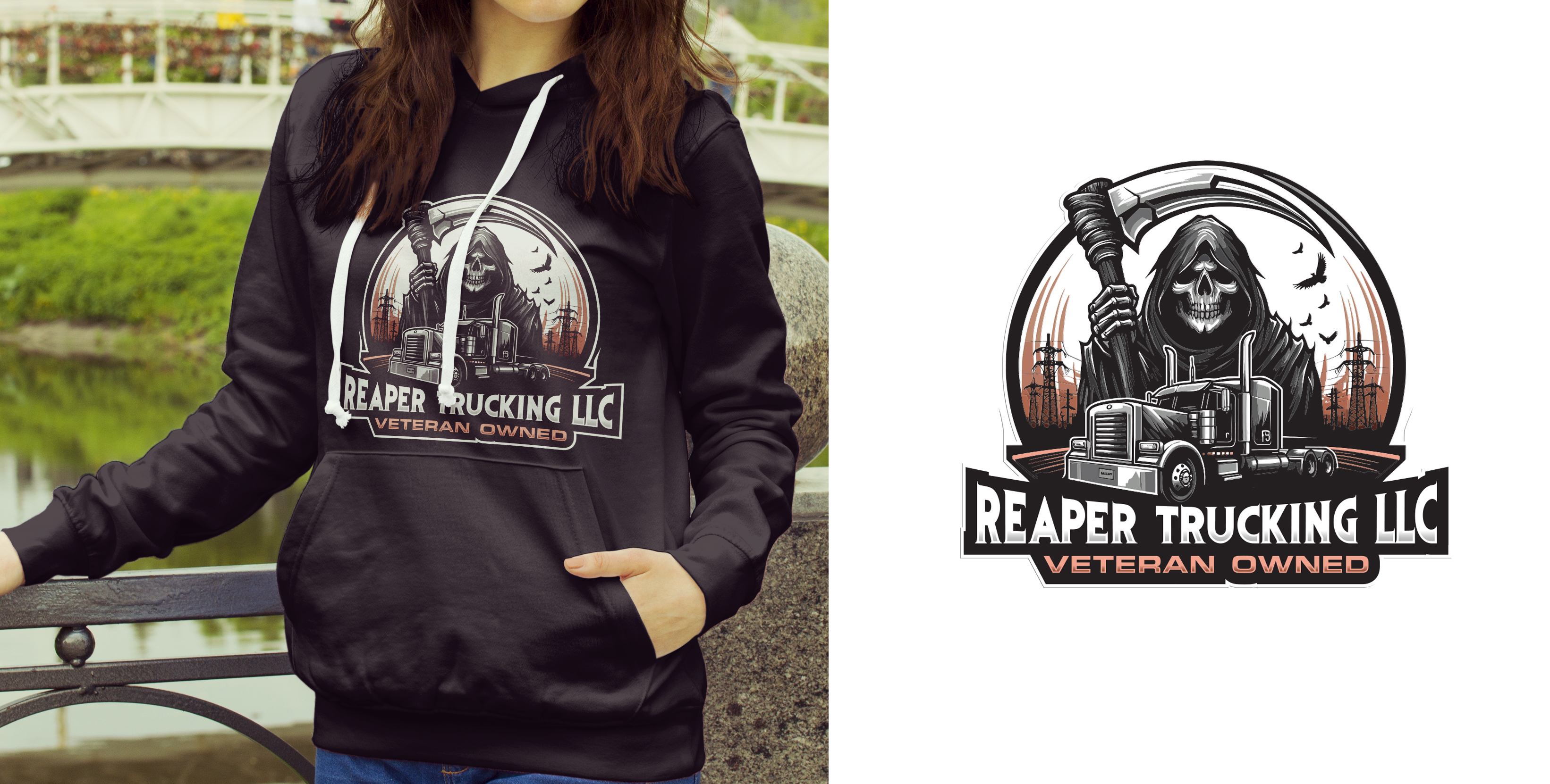Logo Design by Pilot_DesignR™ for Reaper Trucking LLC | Design #32037646
