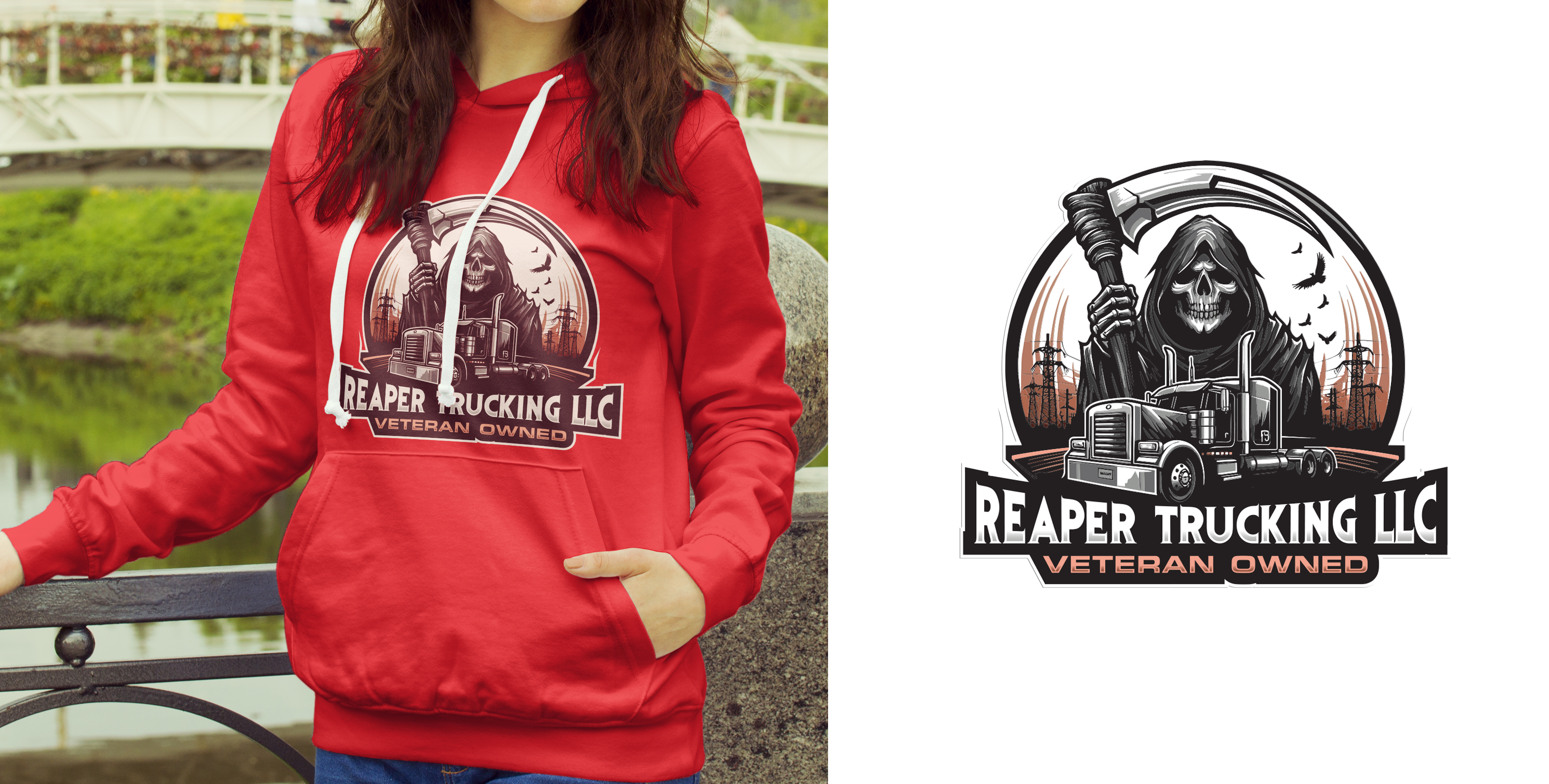 Logo Design by Pilot_DesignR™ for Reaper Trucking LLC | Design #32037647