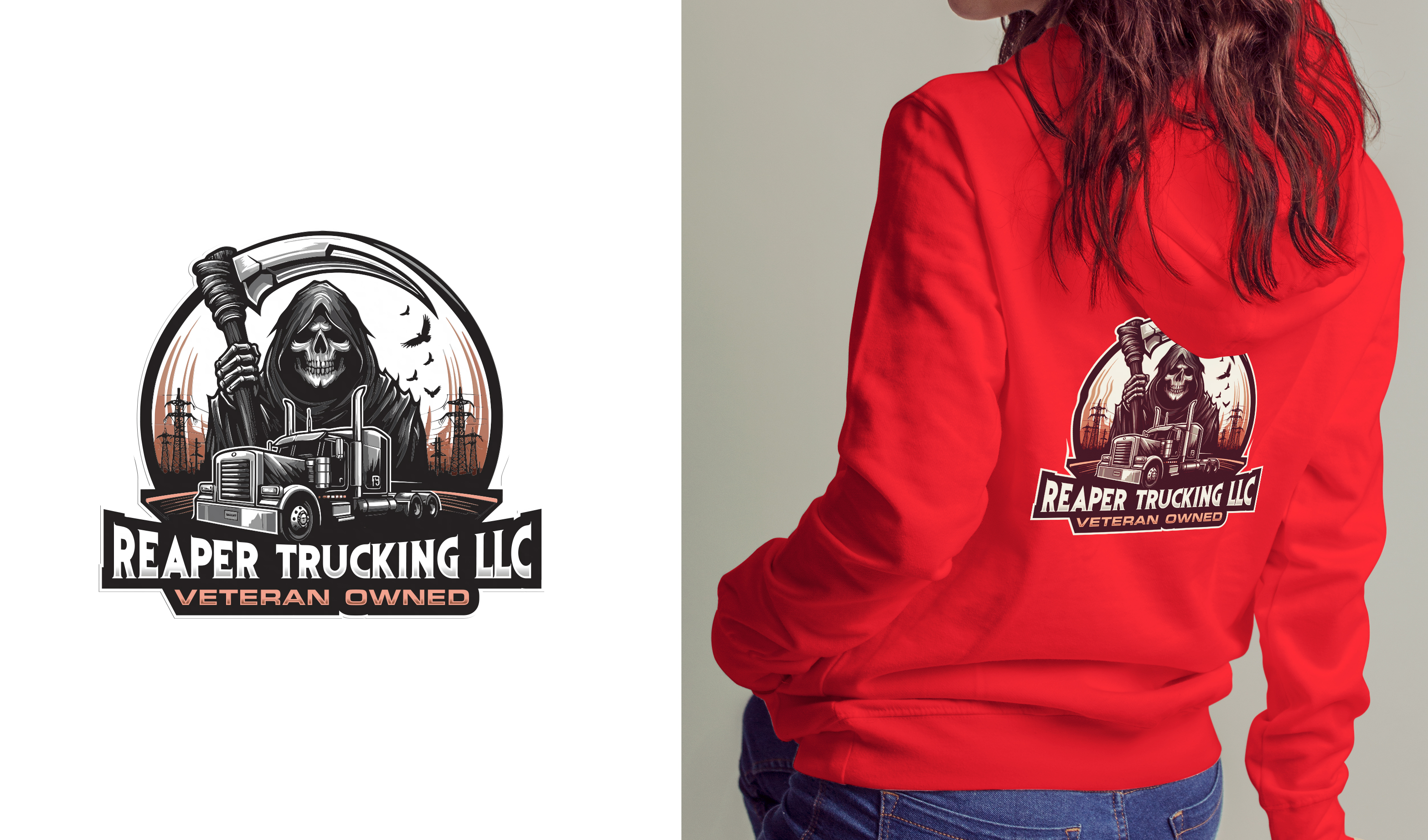 Logo Design by Pilot_DesignR™ for Reaper Trucking LLC | Design #32037649