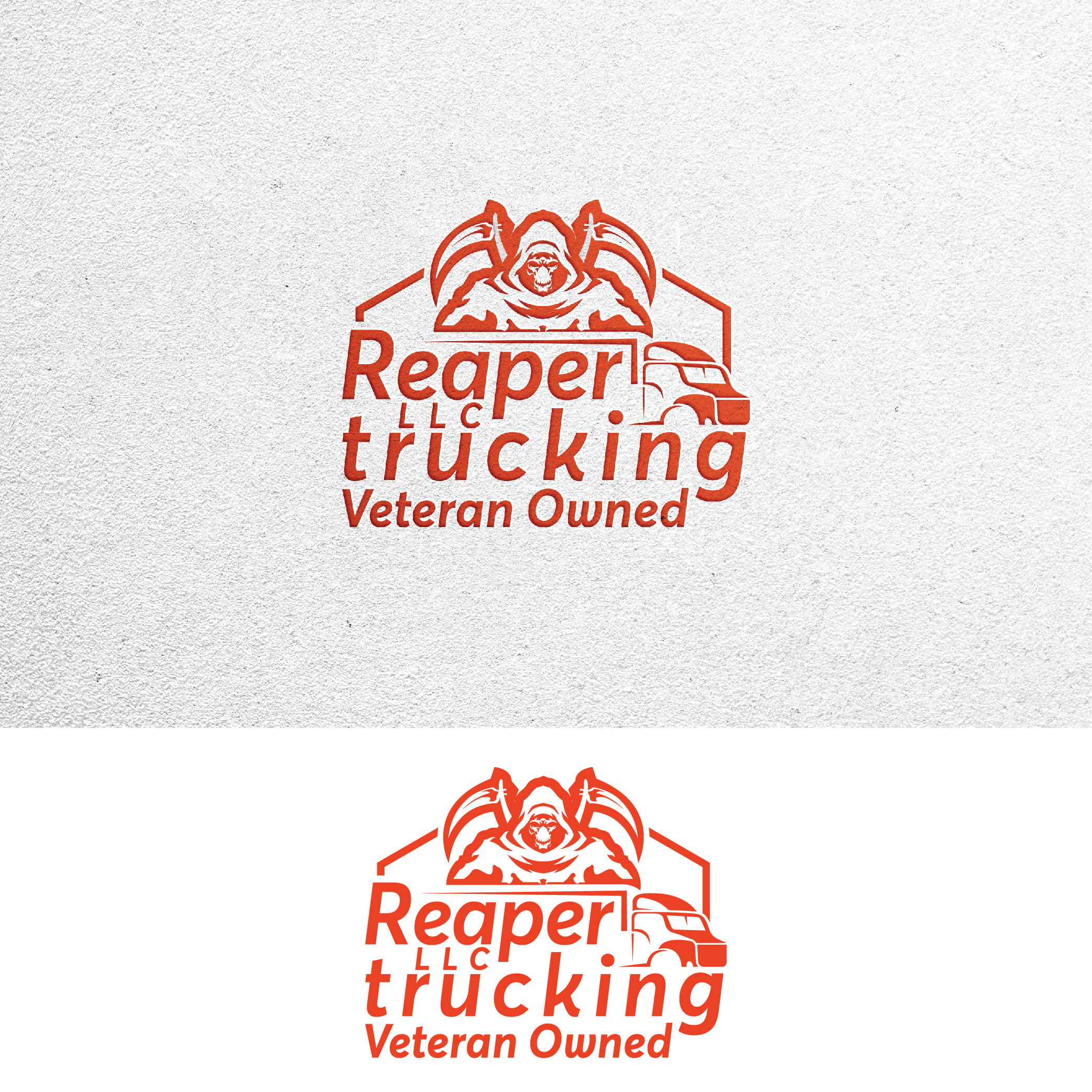 Logo Design by creativemood438 for Reaper Trucking LLC | Design #32052856