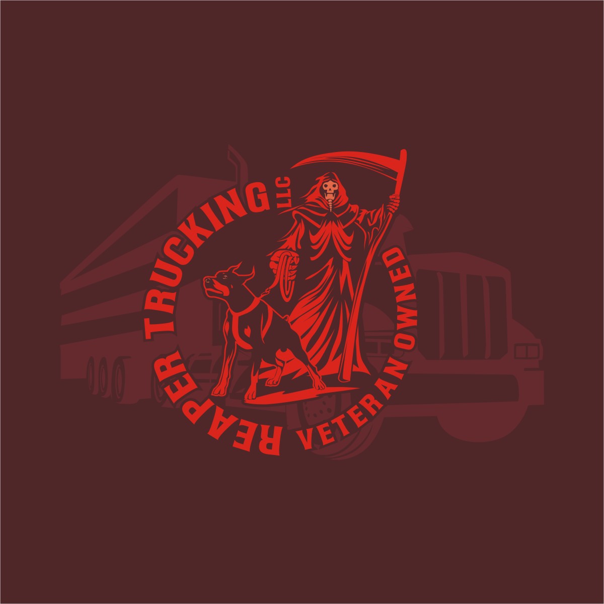 Logo Design by N83touchthesky for Reaper Trucking LLC | Design #32040251