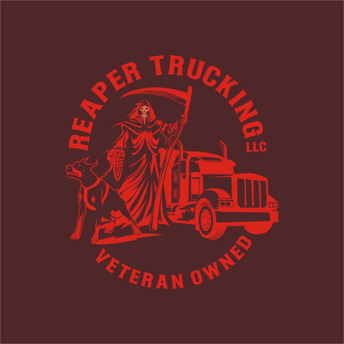 Logo Design by N83touchthesky for Reaper Trucking LLC | Design #32040256