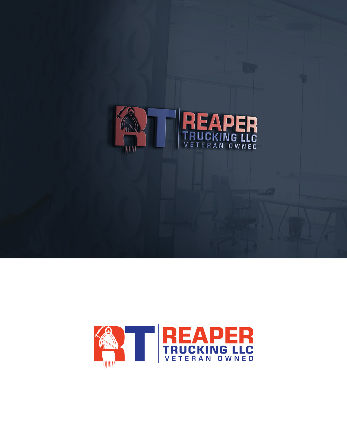 Logo Design by Maxo-Biz for Reaper Trucking LLC | Design #32037854