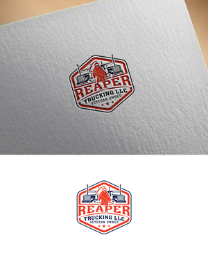 Logo Design by Maxo-Biz for Reaper Trucking LLC | Design: #32037856