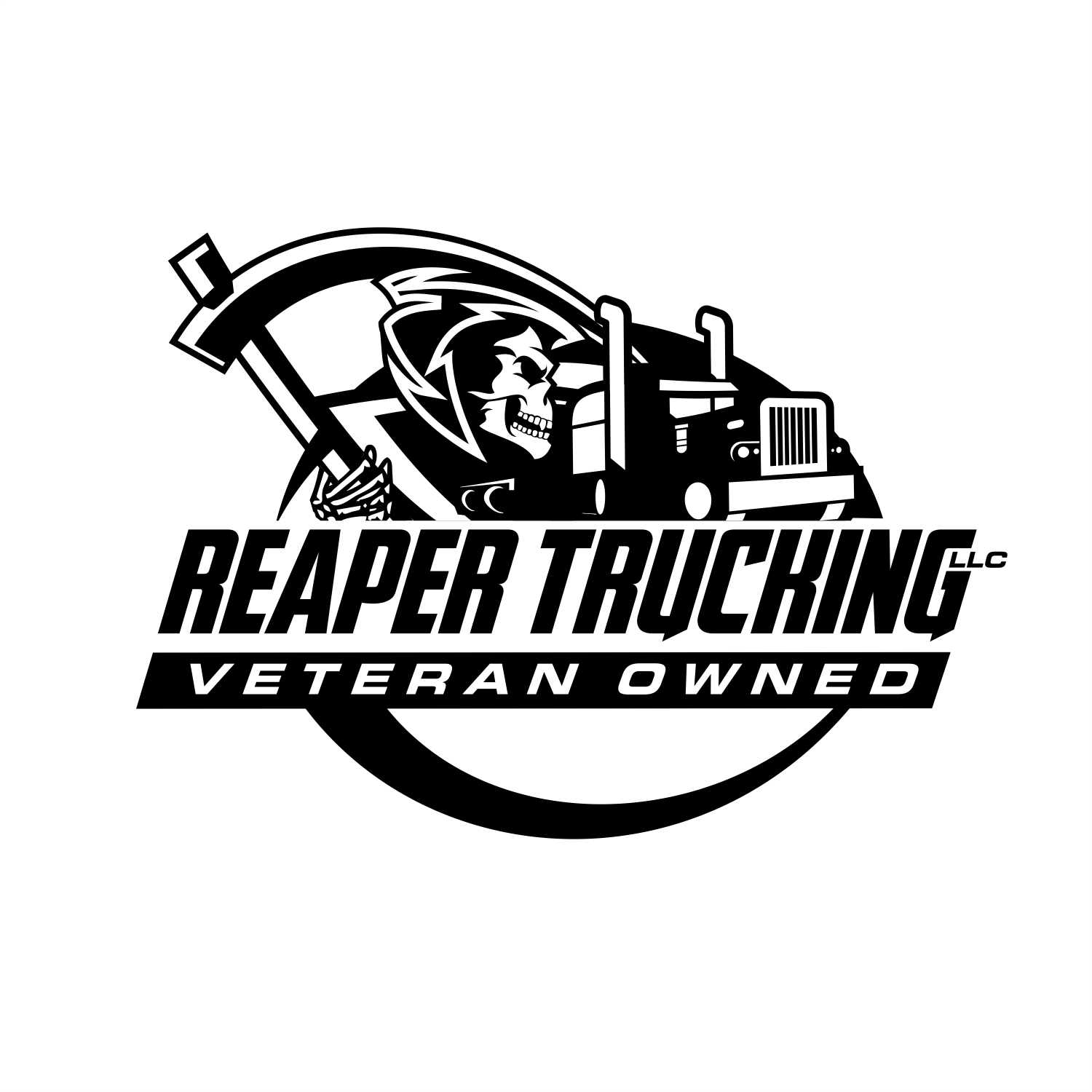 Logo Design by ThiagoB for Reaper Trucking LLC | Design #32035855