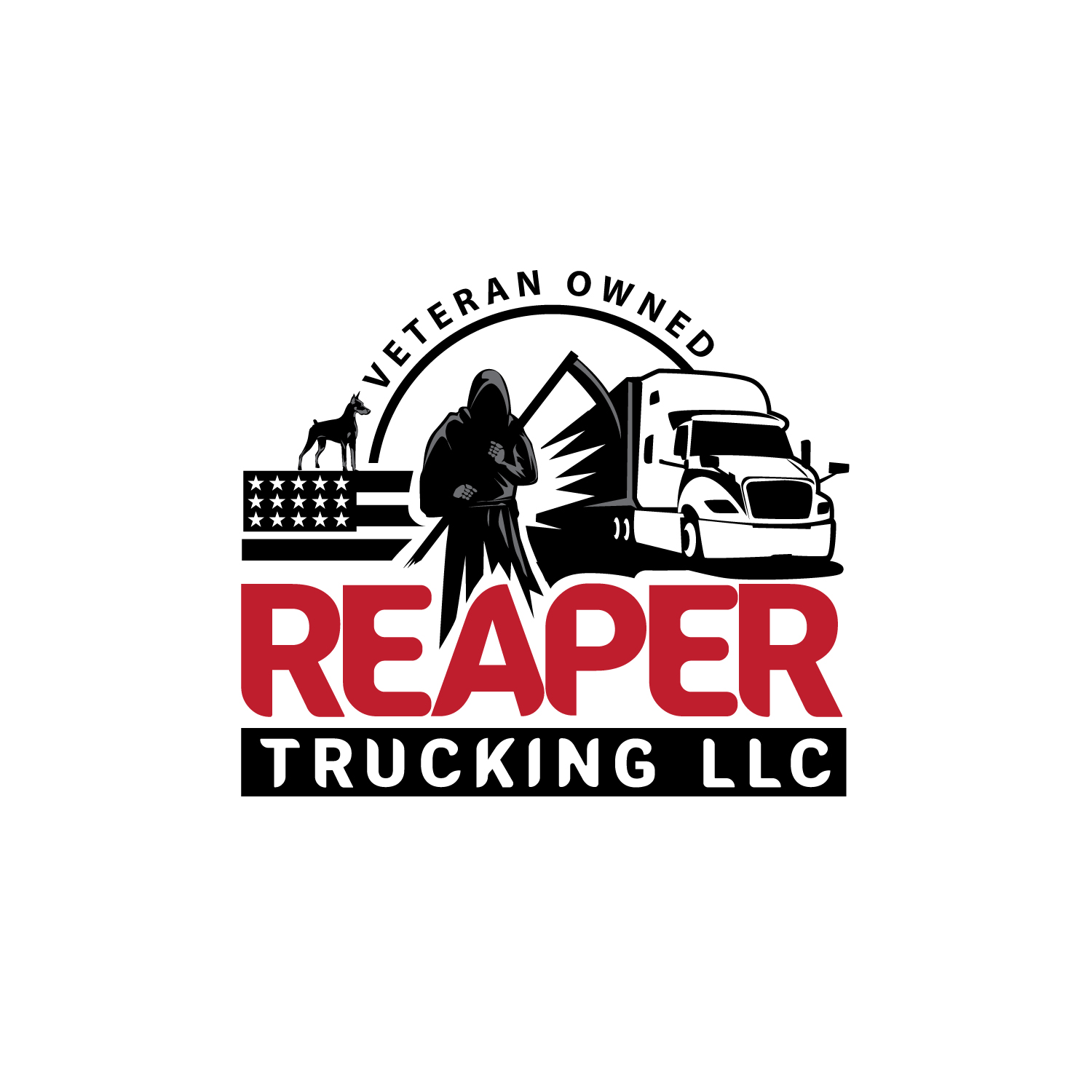Logo Design by geni for Reaper Trucking LLC | Design #32037372