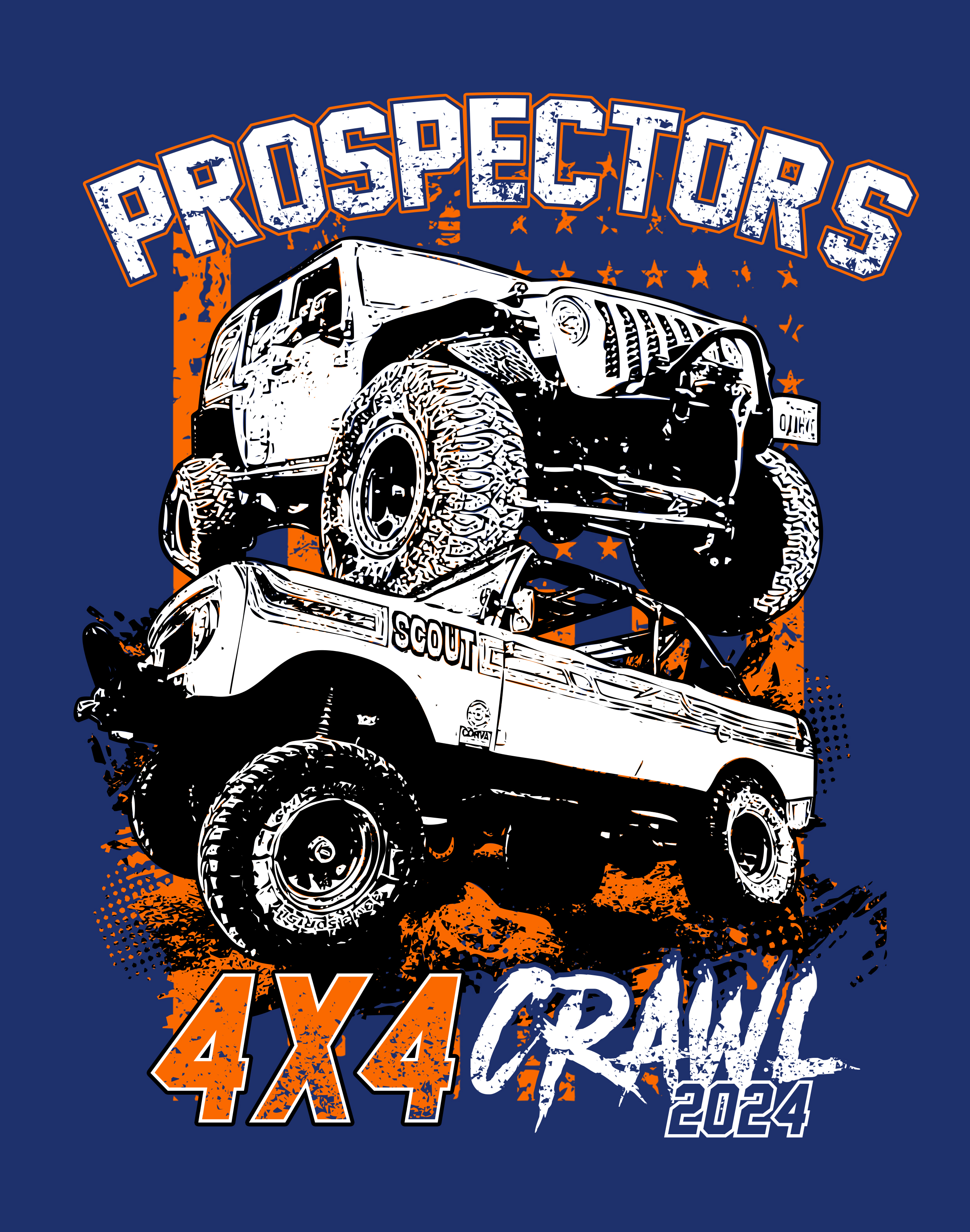T-shirt Design by guruntool for The Bakersfield Trailblazers | Design #32037362