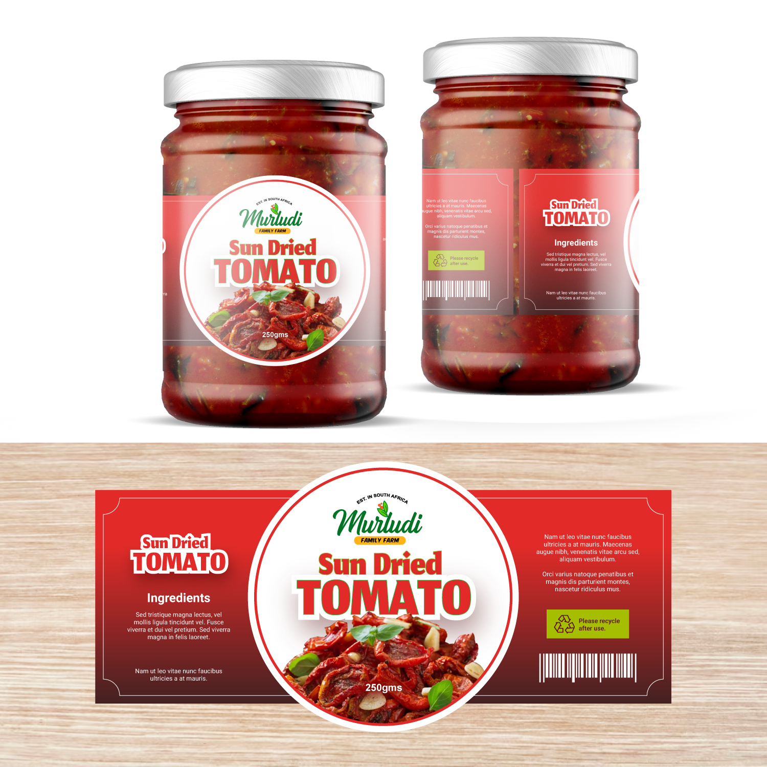 Label Design by designgreen for Murludi | Design #32065635