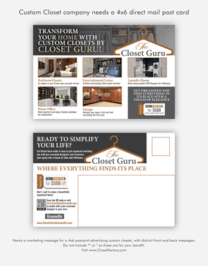 Postcard Design by Impressive Sol for this project | Design #32049956
