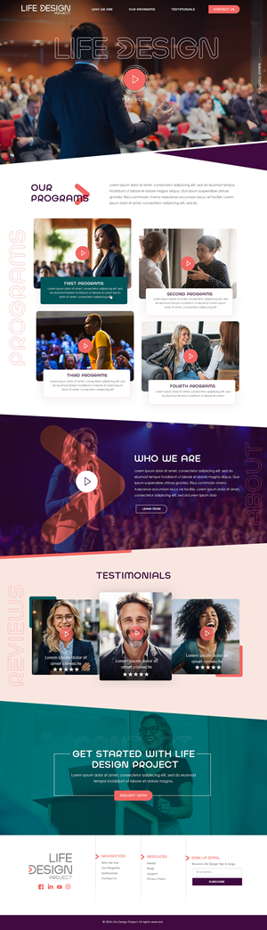 Web Design by Blue Sparrow for this project | Design: #32068219