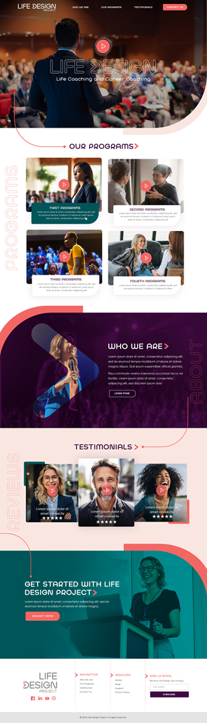 Web Design by Blue Sparrow for this project | Design: #32068220